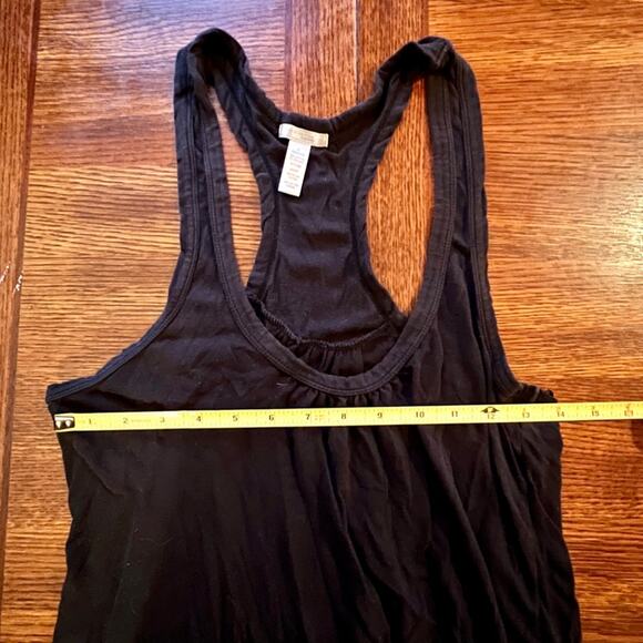Ambiance Apparel Black Sleeveless Racerback Tank Size Large - Picture 5 of 7